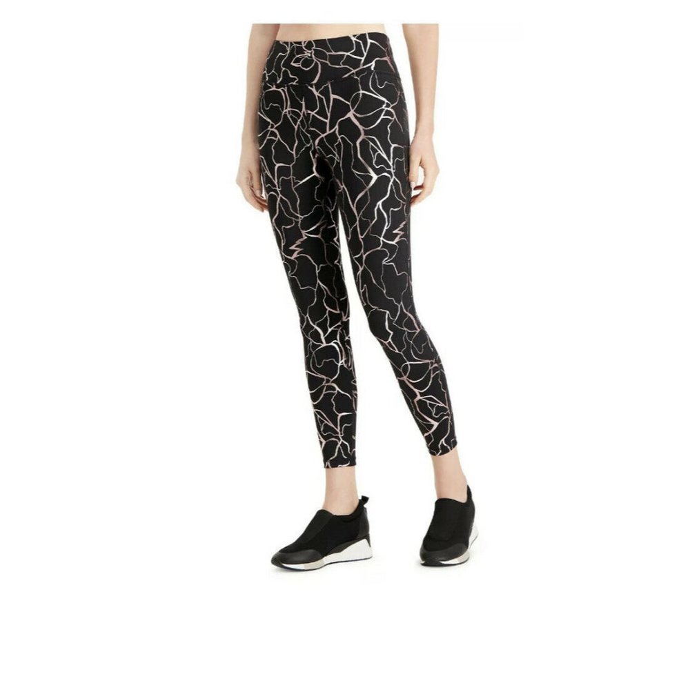 NEW Ideology Women's Printed Luster Mid-Rise